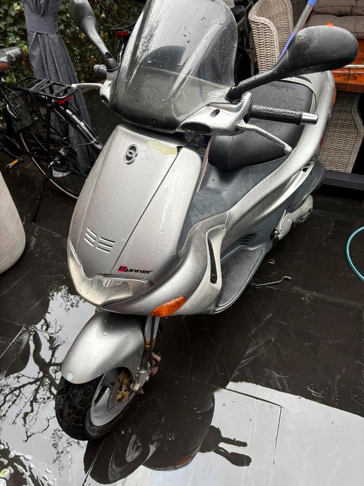 2x gilera runner 180cc  PROJECT  SCHUURVONDST GOED LEZEN, Motos, Motos Autre, 12 à 35 kW, 1 cylindre, Enlèvement