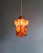 Art Deco-hanglamp in veelkleurig glas, jaren 30, Antiek en Kunst, Ophalen of Verzenden