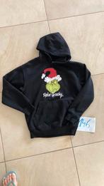 Zwarte met Grinch Jongens Hoodie maat 146, Ophalen, Zo goed als nieuw, Jongen, Trui of Vest