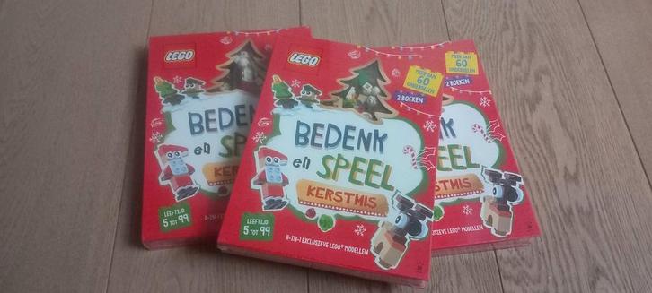 LEGO Bedenk en Speel Kerstmis - lot van 3 speelboeken, Boeken, Kinderboeken | Jeugd | onder 10 jaar, Ophalen of Verzenden