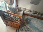 Marokkaanse woonkamer te koop. (hout + stoffen en kussens), Huis en Inrichting, Ophalen, Gebruikt, Hout