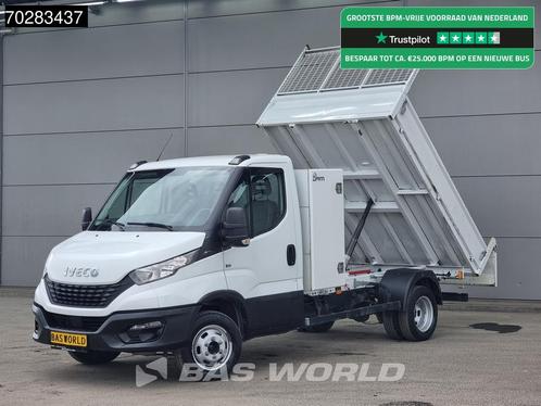 Iveco Daily 35C16 3.0L Open Laadbak met Kist Dubbellucht 3,5, Auto's, Bestelwagens en Lichte vracht, Bedrijf, Te koop, Airconditioning
