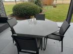 Achthoekige granieten tafel dia 140cm, Ophalen, Zo goed als nieuw