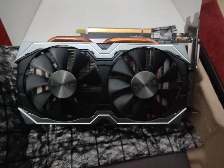 Carte graphique zotac GTX 1070 8go, Computers en Software, Videokaarten, PCI, GDDR5, HDMI, DisplayPort, DVI, Ophalen