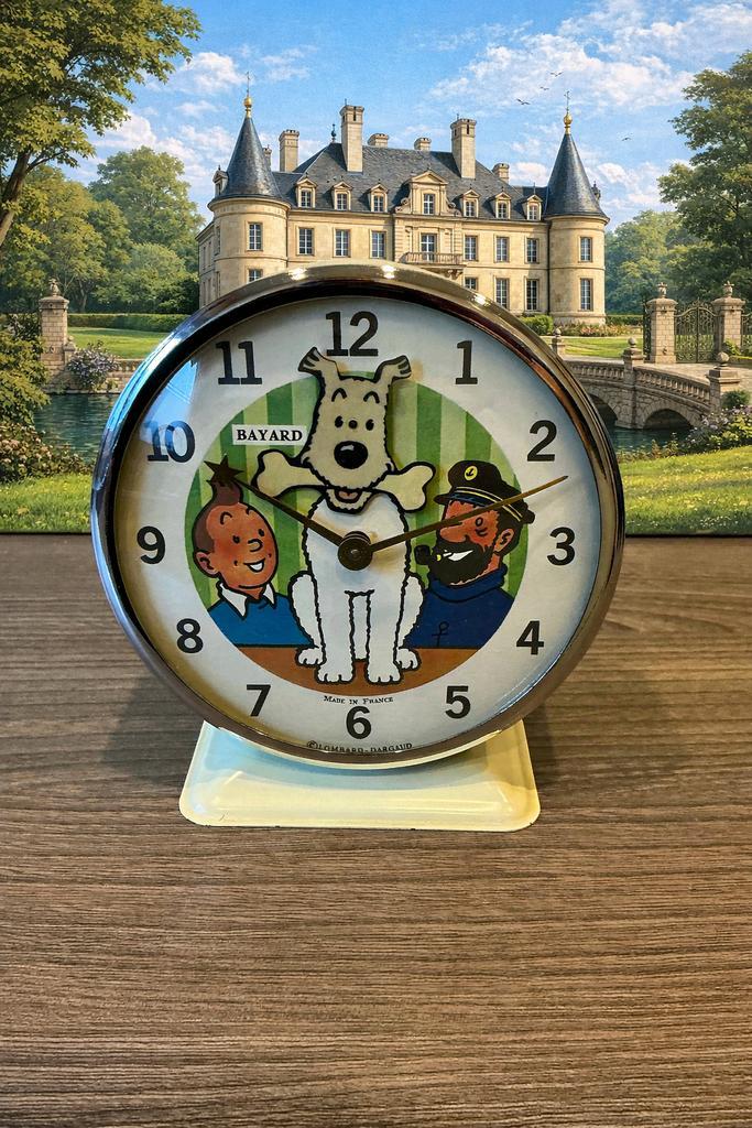Vintage bayard wekker kuifje tintin, Verzamelen, Stripfiguren, Zo goed als nieuw, Kuifje, Ophalen of Verzenden