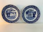 Petrus Regout Maastricht 2 Wandborden Porselein 21 cm, Delft, Ophalen of Verzenden