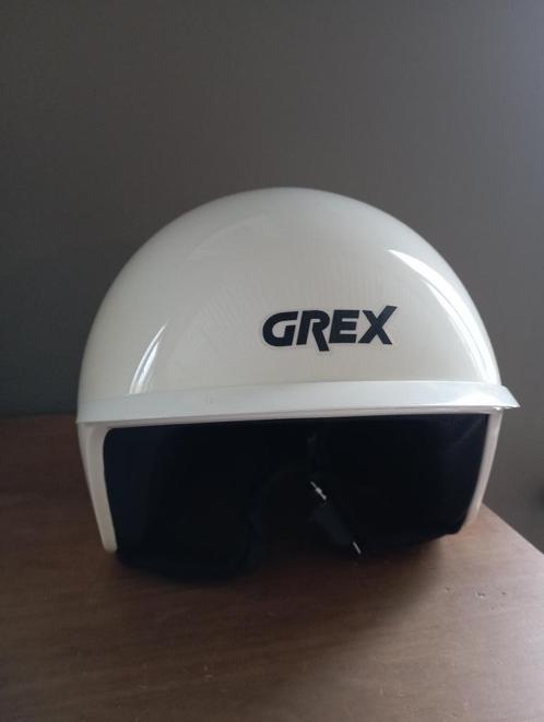 Witte helm Grex XL nieuw, Motoren, Kleding | Motorhelmen, Dames, Heren, Jethelm, XL, Overige merken, Nieuw zonder kaartje, Ophalen