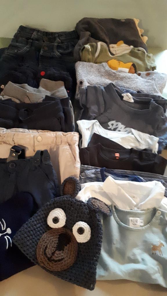 Pakket kleding jongen maat 80 (tot 86) 18 stuks, Kinderen en Baby's, Babykleding | Baby-kledingpakketten, Gebruikt, Maat 80, Ophalen of Verzenden