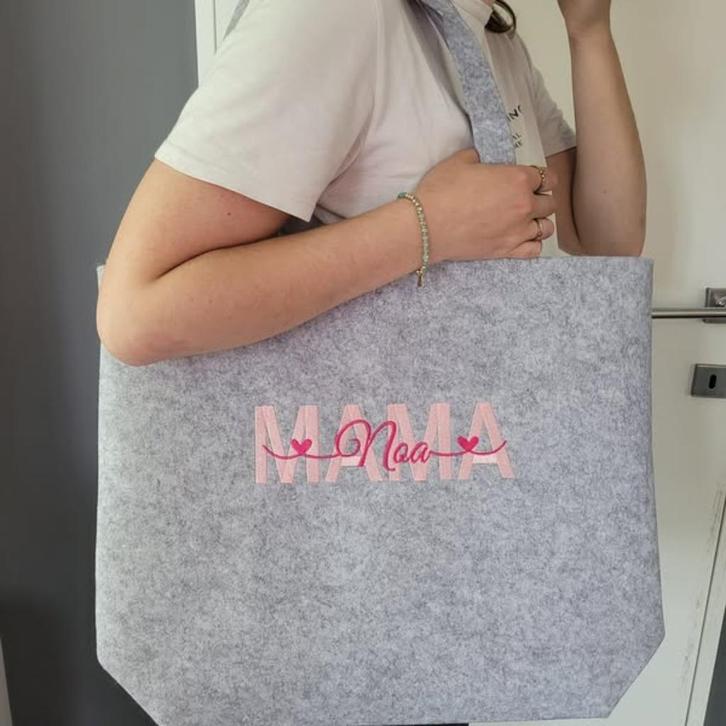 Geborduurde vilten tas, Kinderen en Baby's, Babyvoeding en Toebehoren, Nieuw, Overige typen, Ophalen of Verzenden