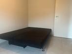 Slaapbank 140x200 - €50 - dringend wegens verhuis, Huis en Inrichting, Ophalen of Verzenden, Zo goed als nieuw, Zwart