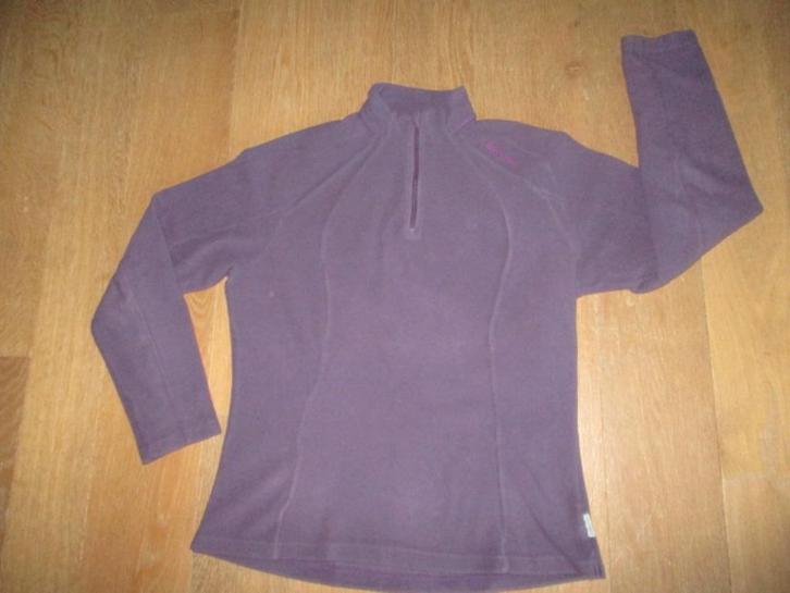 fleece trui paars - lila quechua, Kinderen en Baby's, Kinderkleding | Maat 164, Gebruikt, Jongen of Meisje, Trui of Vest, Ophalen of Verzenden
