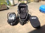 Poussette trio, Kinderen en Baby's, Maxi-Cosi, Combiwagen, Verstelbare duwstang