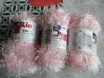 wol rio roze 50 gram 3x bollen, Hobby en Vrije tijd, Ophalen of Verzenden, Nieuw, Breien of Haken, Wol of Garen