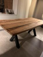 Massieve teak tafel 2m, Huis en Inrichting, Tafels | Eettafels, Ophalen, Zo goed als nieuw