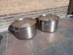 Inox kookpotten 30ltr 2 stuks, Huis en Inrichting, Keuken | Potten en Pannen, Ophalen, Zo goed als nieuw