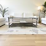 Vintage chromen coffee table / salontafel seventies, Antiek en Kunst, Ophalen of Verzenden