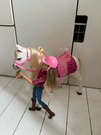Barbie met bewegend en dansend paard, Kinderen en Baby's, Speelgoed | Poppen, Ophalen of Verzenden, Zo goed als nieuw, Barbie