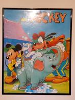 Cadre Disney vintage - Mickey (51x41cm), Collections, Comme neuf, Mickey Mouse, Enlèvement ou Envoi, Image ou Affiche