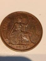 Britse penny-munt uit 1937. , Enlèvement