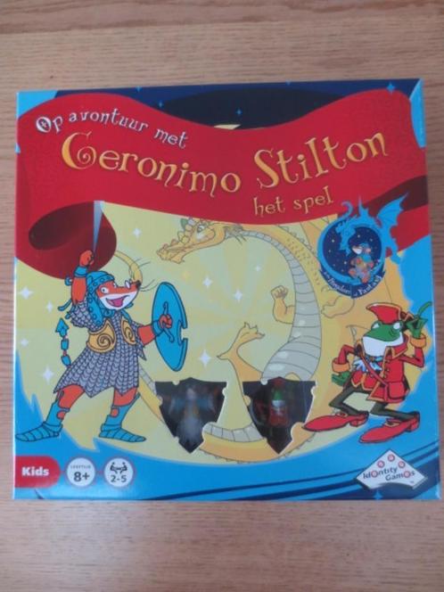 Op avontuur met Geronimo Stilton: Het spel (Identity Games), Hobby en Vrije tijd, Gezelschapsspellen | Bordspellen, Zo goed als nieuw