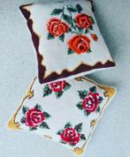 Kussens in smirna handgemaakt, rozen, Ophalen of Verzenden