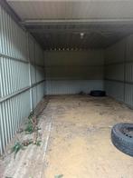 Ijzere garage met poort!!, Tuin en Terras, Ophalen, Zonder ramen, Metaal, 500 cm of meer