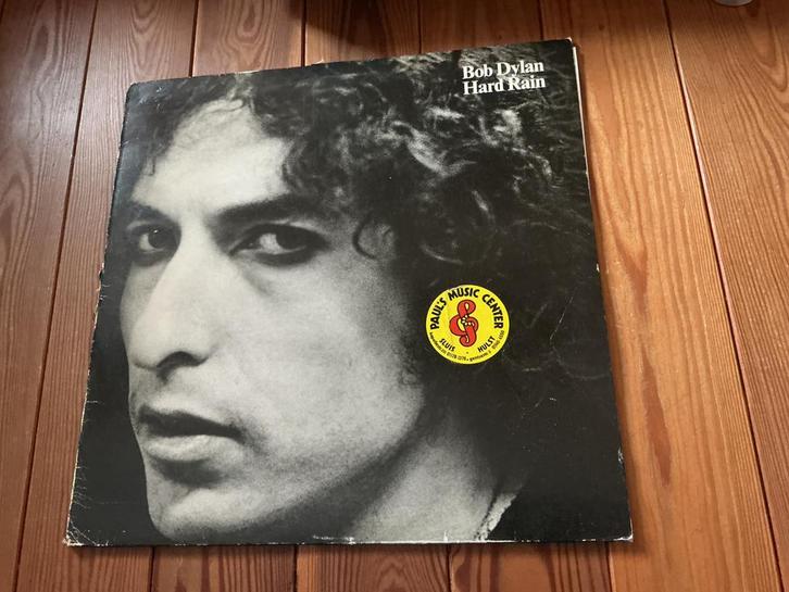 LP Bob Dylan - hard rain, Cd's en Dvd's, Vinyl | Pop, Gebruikt, Ophalen of Verzenden