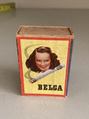 Vintage doosje Belga Dame lucifers beschikbaar voor biedingen