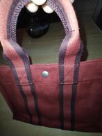 Hermes Fourre Tout PM Hand Tote Bag Canvas Bordeaux, Verzenden, Zo goed als nieuw, Rood, Handtas