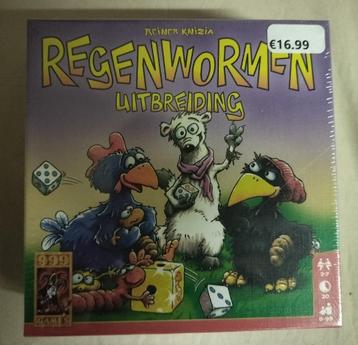 Regenwormen uitbreiding nieuw en ongeopend, Hobby en Vrije tijd, Ophalen of Verzenden, Nieuw, 999 Games