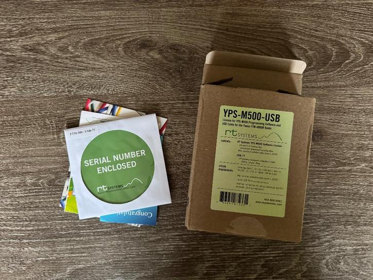 Logiciel RT Systems (sans câble) Yaesu FTM-500, Télécoms, Émetteurs & Récepteurs, Comme neuf, Émetteur et Récepteur, Enlèvement ou Envoi