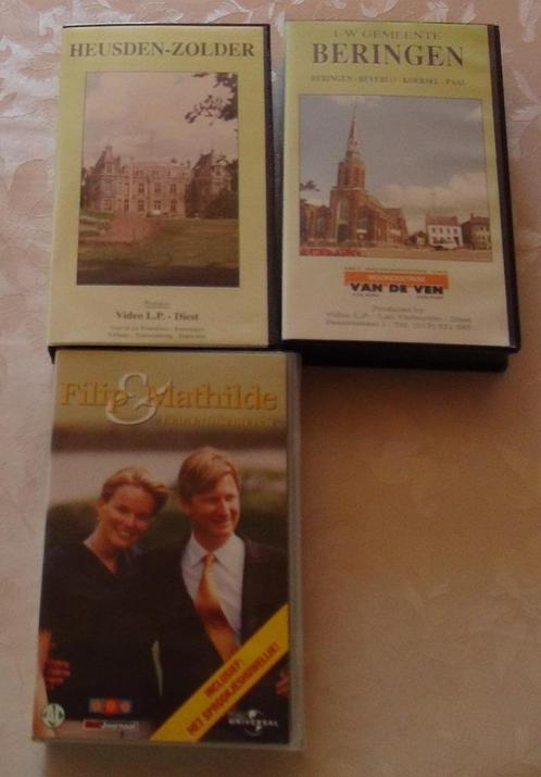 Originele VHS Filip & Mathilde, Beringen, Heusden-Zolder, CD & DVD, VHS | Film, Utilisé, Enlèvement ou Envoi