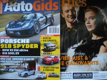AutoGids 915 Porsche 918 Spyder Kia Soul EV BMW X5 Mini Golf beschikbaar voor biedingen