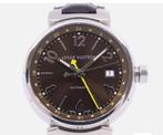 Vuitton Tambour GMT horloge, Handtassen en Accessoires, Horloges | Heren, Overige merken, Leer, Staal, Polshorloge