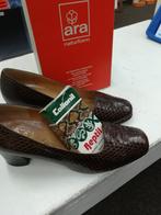 Chaussures dame cuir reptile véritable, neuf jamais portée, Ophalen, Bruin, Nieuw, ARA Naturform
