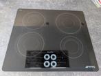 Taque de cuisson à induction SMEG fissurée mais fonctionne, Ophalen, Gebruikt, 4 kookzones, Inbouw