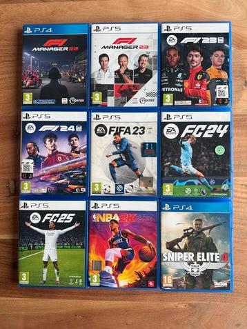 Games voor PS5 en PS4 te koop beschikbaar voor biedingen
