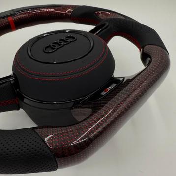Audi stuur reflectief carbon rood leer LED S RS beschikbaar voor biedingen
