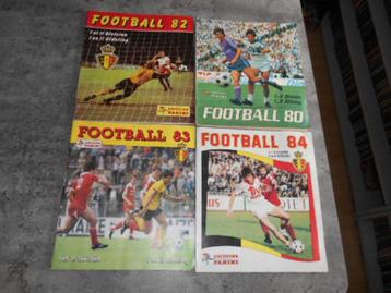 PANINI sticker albums voetbal 4x FOOTBAL 80/82/83/84