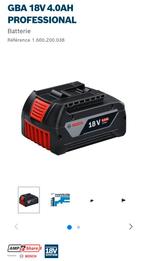 Twee 4ah Bosch-batterijen, Ophalen, Nieuw, Oplaadbaar