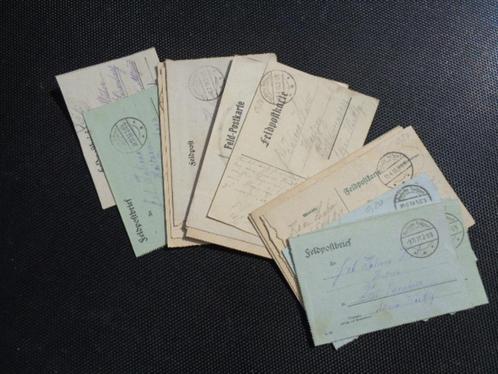 Groot lot Feldpost WO1 , aan zelfde meisje , totaal 26 brief, Verzamelen, Militaria | Algemeen, Landmacht, Overige typen, Ophalen of Verzenden