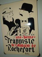 Mooi emaille reclamebord trappist rochfort, Verzamelen, Merken en Reclamevoorwerpen, Ophalen of Verzenden, Zo goed als nieuw, Reclamebord