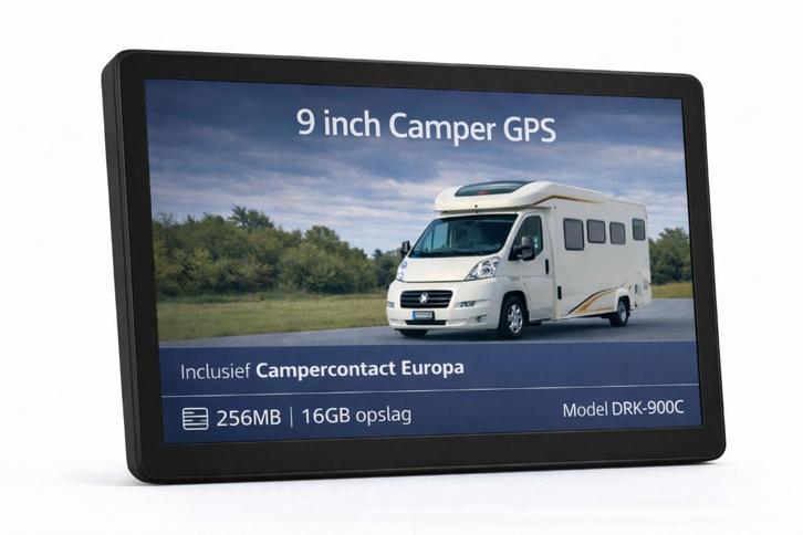 9' Mobilhome, Auto GPS Navigatie Campercontact Europa- 16GB, Caravanes & Camping, Camping-car Accessoires, Neuf, Enlèvement ou Envoi