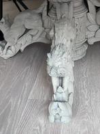 Jacht eetkamertafel licht, poot met 4 dieren - 235x145x78, Antiek en Kunst, Ophalen