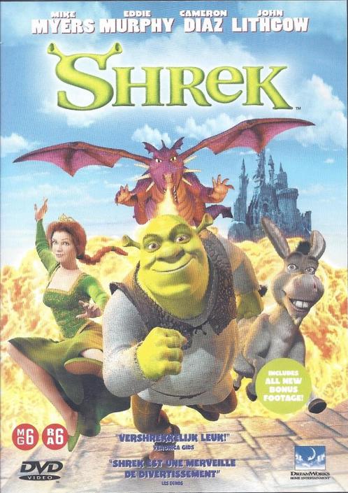 SHREK (ANIMATIEFILM) DVD, Cd's en Dvd's, Dvd's | Tekenfilms en Animatie, Zo goed als nieuw, Amerikaans, Overige typen, Boxset