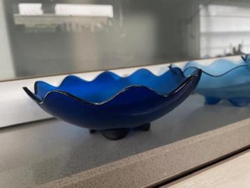 Tupperware hapjesschaal blauw 4 stuks, Enlèvement ou Envoi, Utilisé, Bleu, Balance
