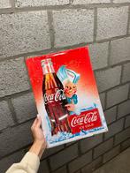 Coca cola metalen wanddecoratie, Ophalen, Gebruikt