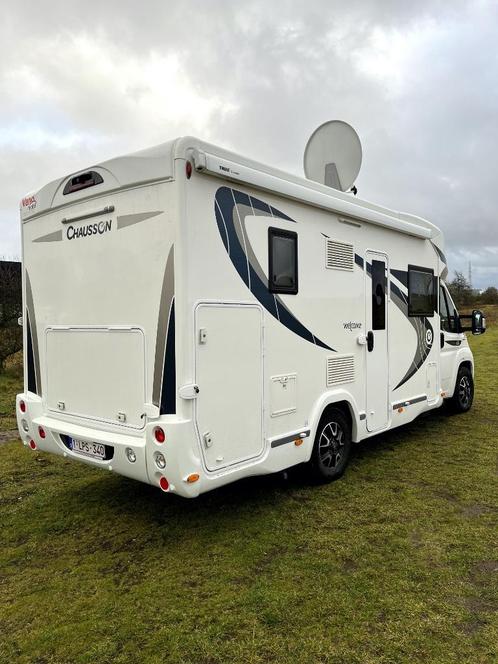 Chausson Welkome 630 Bj 2018 met 52300 Km, Caravans en Kamperen, Mobilhomes, Particulier, Half-integraal, tot en met 4, Chausson