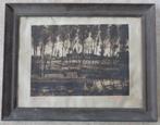 AUGUSTE OLEFFE  / NIEUPORT / ZW-W ETS / 71x91cm / KADER SIG, Antiek en Kunst, Ophalen