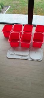 7 x Trofast opbergbak met deksel, Gebruikt, Minder dan 50 cm, Ophalen, Minder dan 90 cm